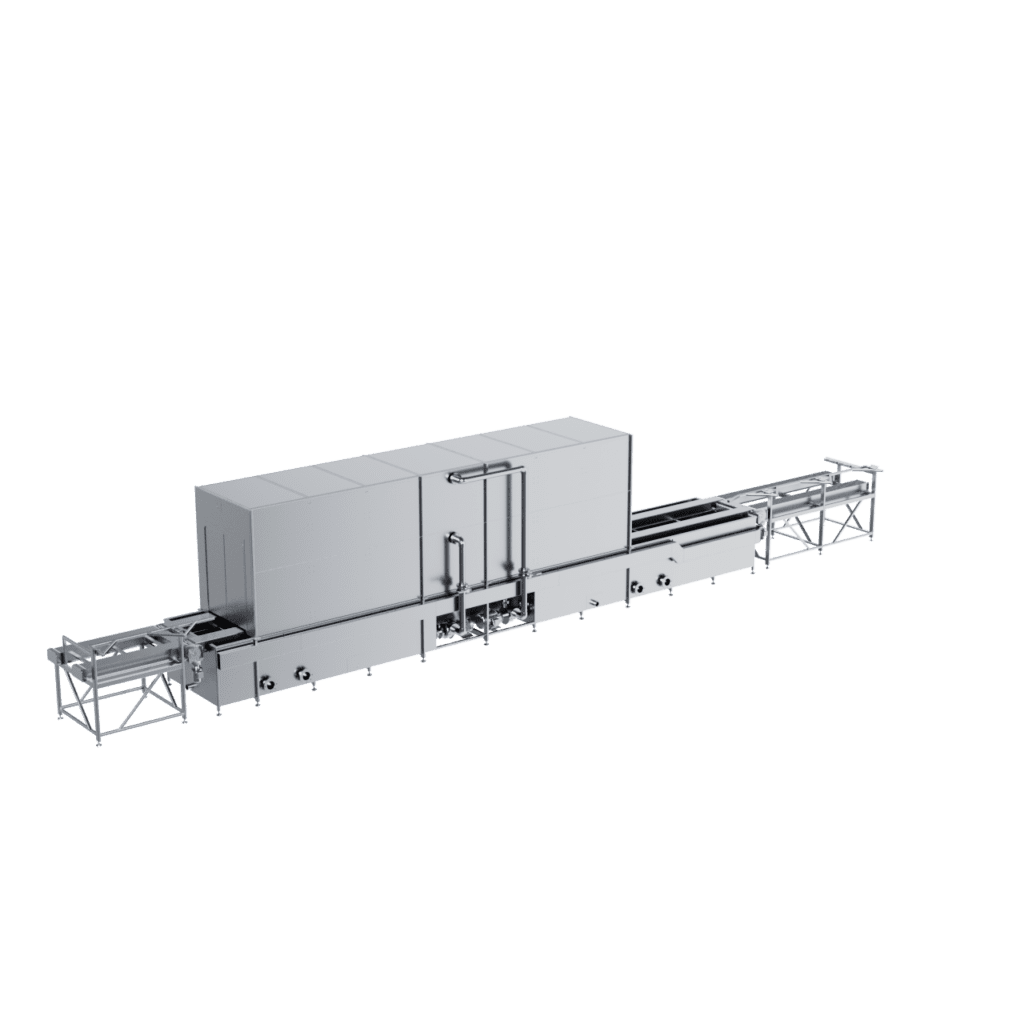 Waycon Manufacturing Bin Drencher cherry processing plant hydrocooler equipment