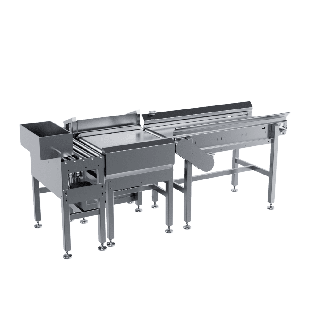 Waycon Manufacturing In-Motion-Weigh conveyor cherry processing equipment supplier